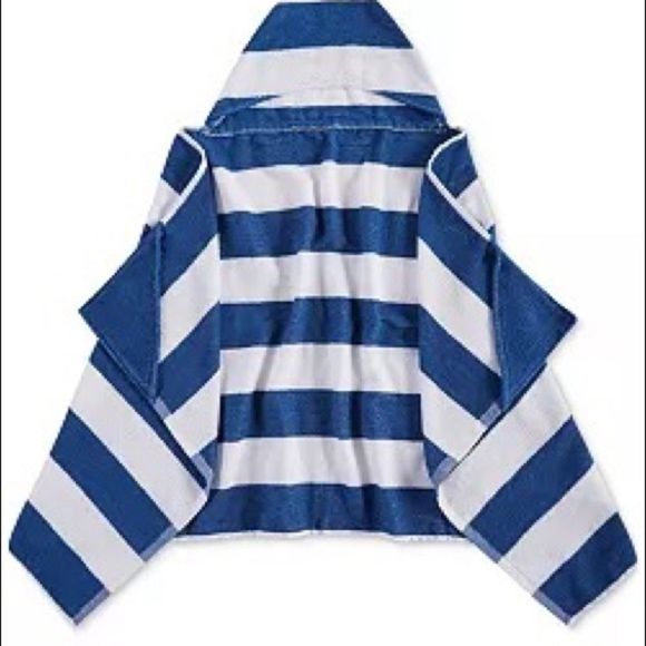 Urban Dreams Cabana Stripe Hooded Towel - Picture 4 of 5